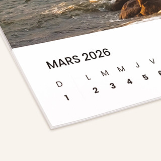 Calendrier mural A3 paysage