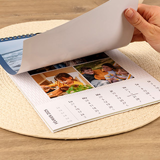 Calendrier mural A4 portrait éco-conçu