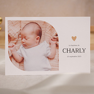 Faire-part de baptême personnalisé