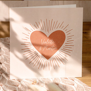 Faire-part de mariage personnalisé