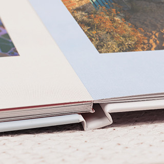 Livre photo carré ouverture à plat