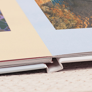 Livre photo carré XL ouverture à plat