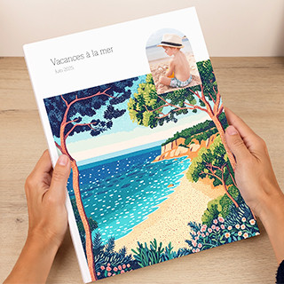 Livre photo portrait - Vacances à la mer