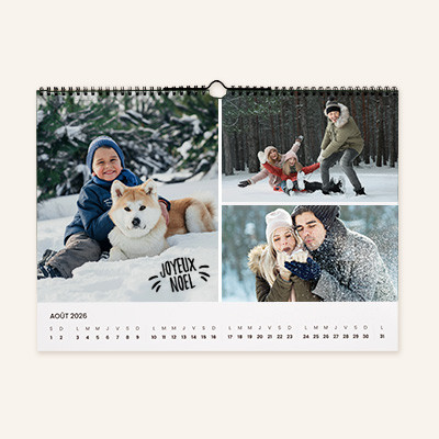 Calendrier mural A3 paysage