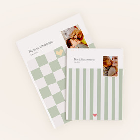 Livre photo portrait souple - Collection Carnets photo
